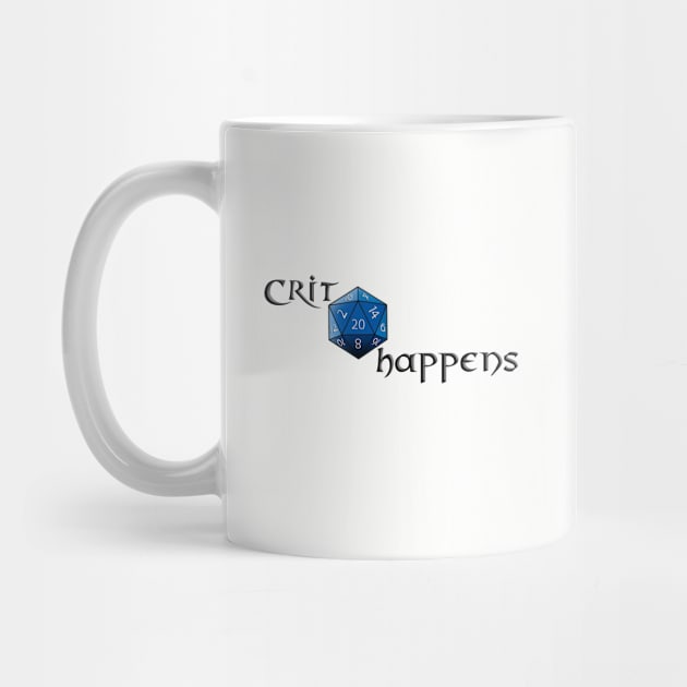 Crit Happens D20 by StarkContrastDesigns